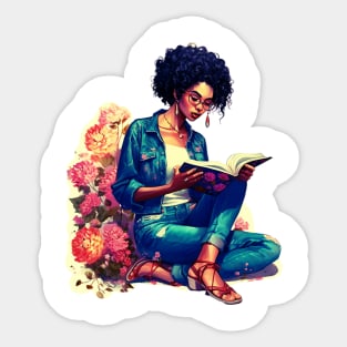 I Look Better Bent Over a Book | Bookworm | Hot Girls Read Books Sticker